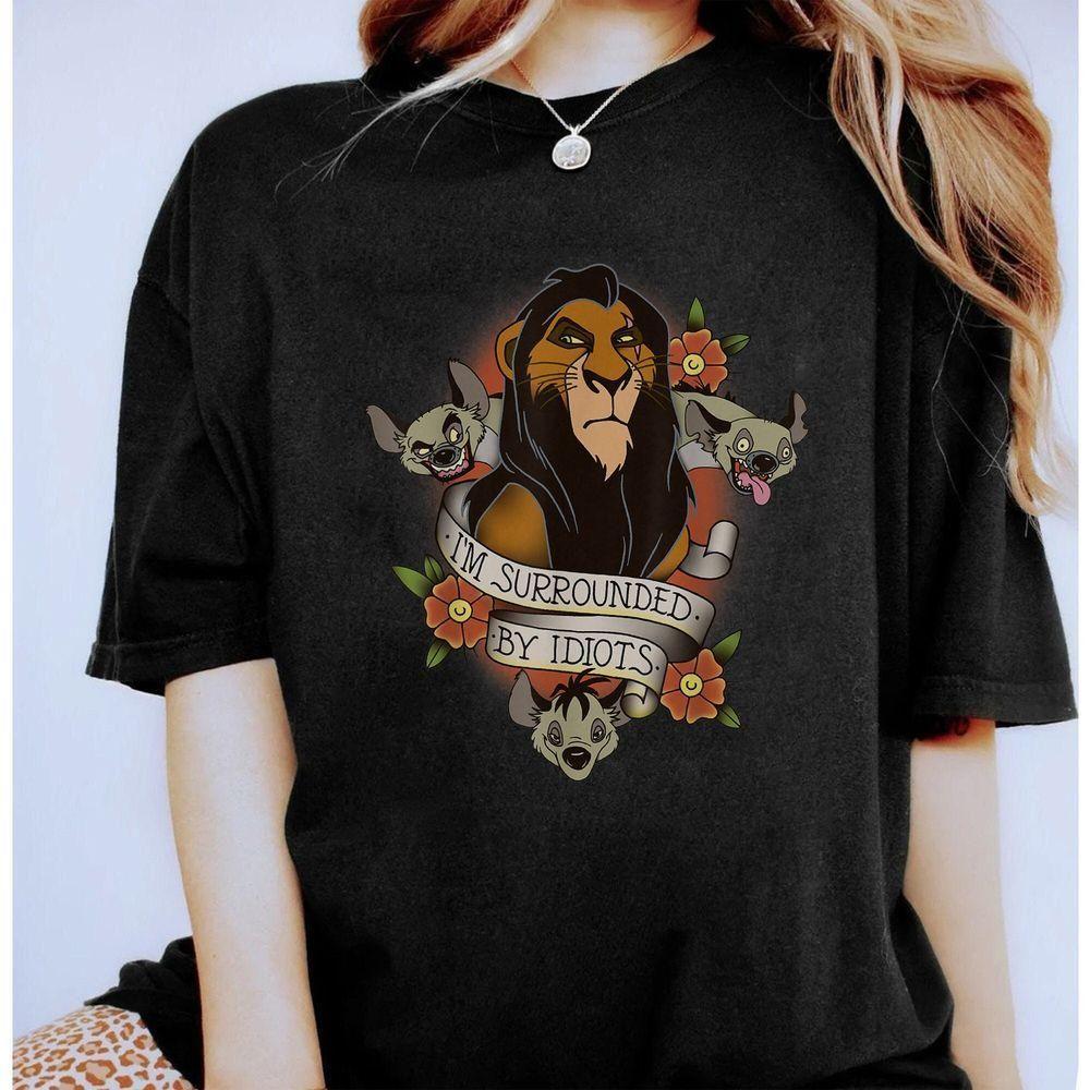 Vintage Disney Scar Lion King Im Surrounded By Idiots Vuitino Merch Vintage Disney Scar Lion King Im Surrounded By Idiots Vuitino Merch